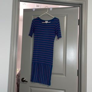 Past the knees skin tight dress